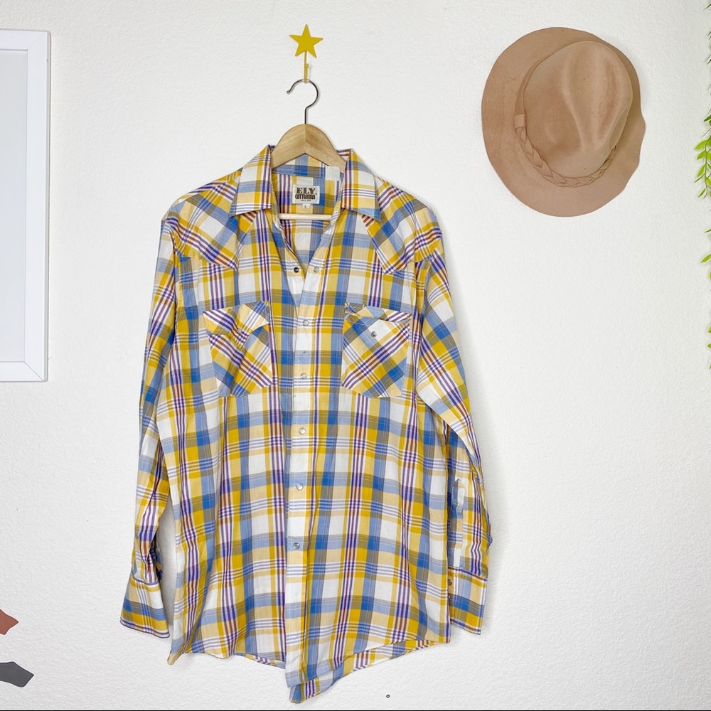 Vintage 90’s Ely Cattleman Plaid Shirt